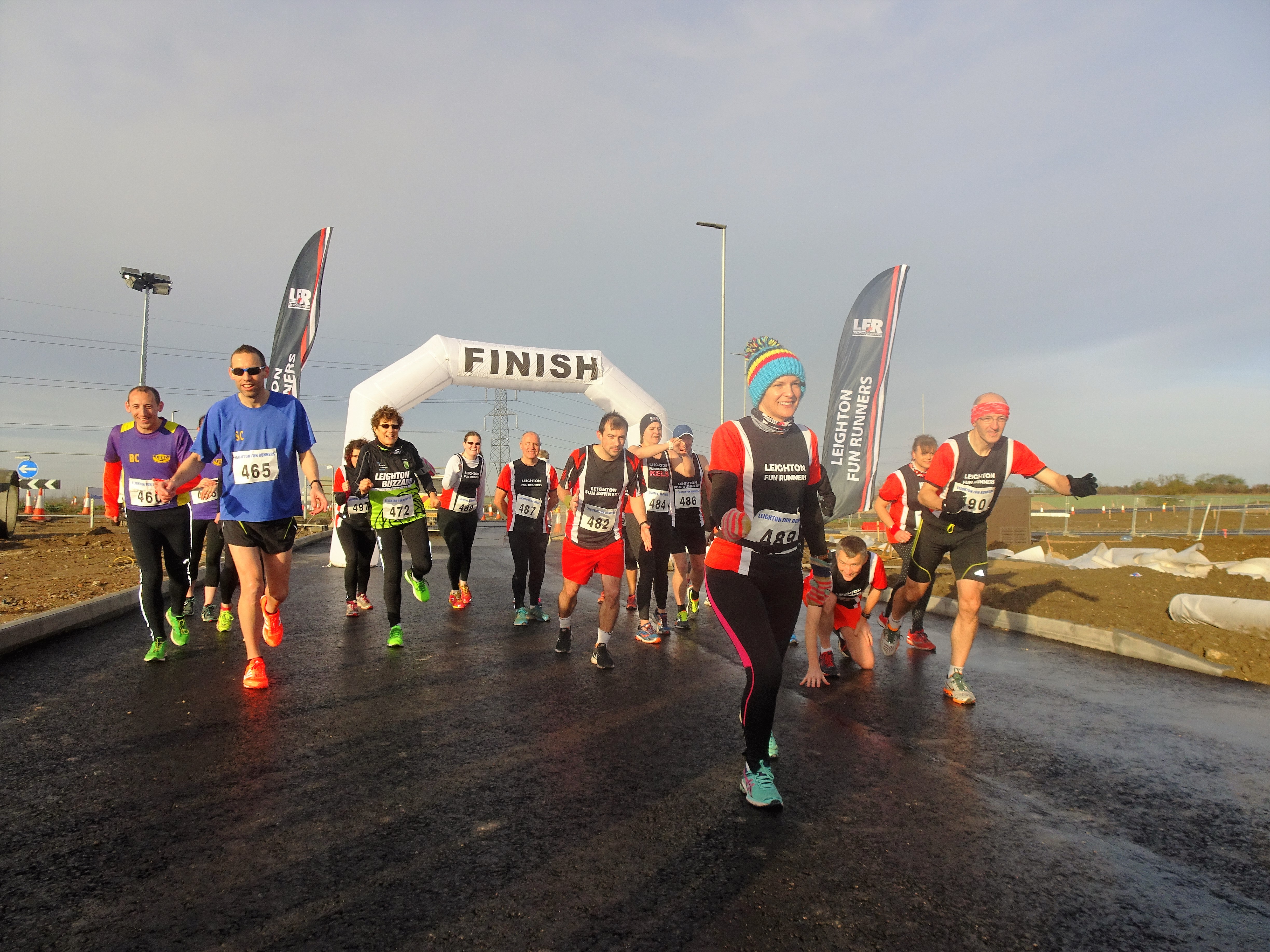 Local Runners Take Part In Woodside Link 5K Fun Run