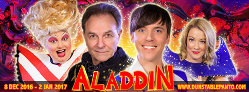 Win Tickets To Dunstable Panto Aladdin At Grove Theatre